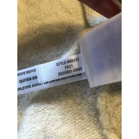 Madewell Women's Wilmington Wool Alpaca Knit Hoodie Sweater Pullover Size XXS - Picture 10 of 10